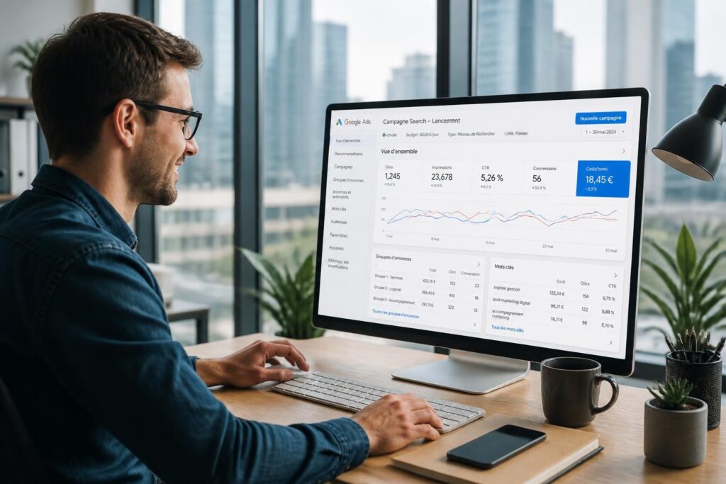 Google Ads : lancer sa première campagne SEA
