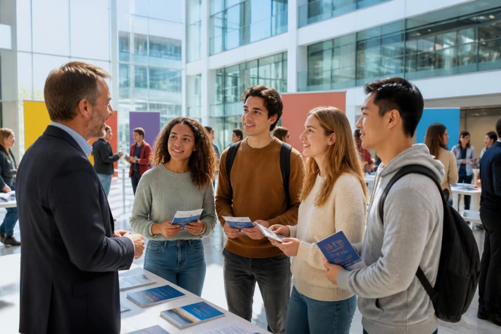découvrez les questions essentielles à poser lors des portes ouvertes des écoles de commerce pour bien choisir votre future formation.