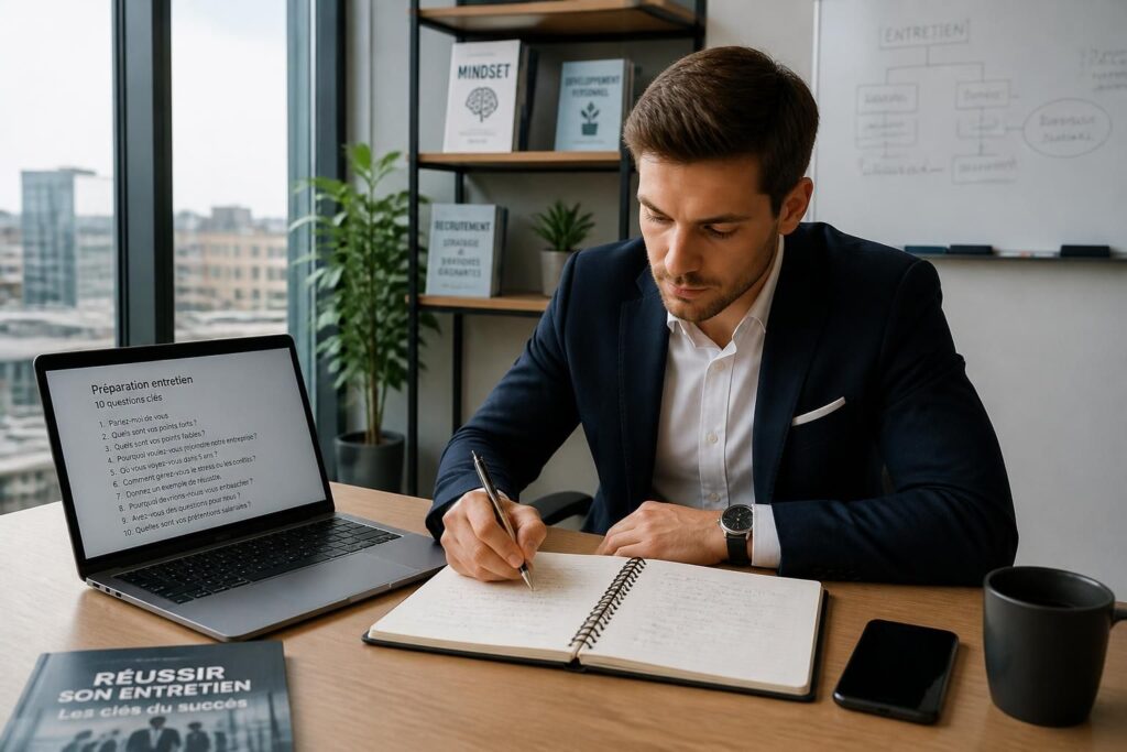 découvrez les 10 questions clés pour bien vous préparer à un entretien d'embauche et maximiser vos chances de réussite.