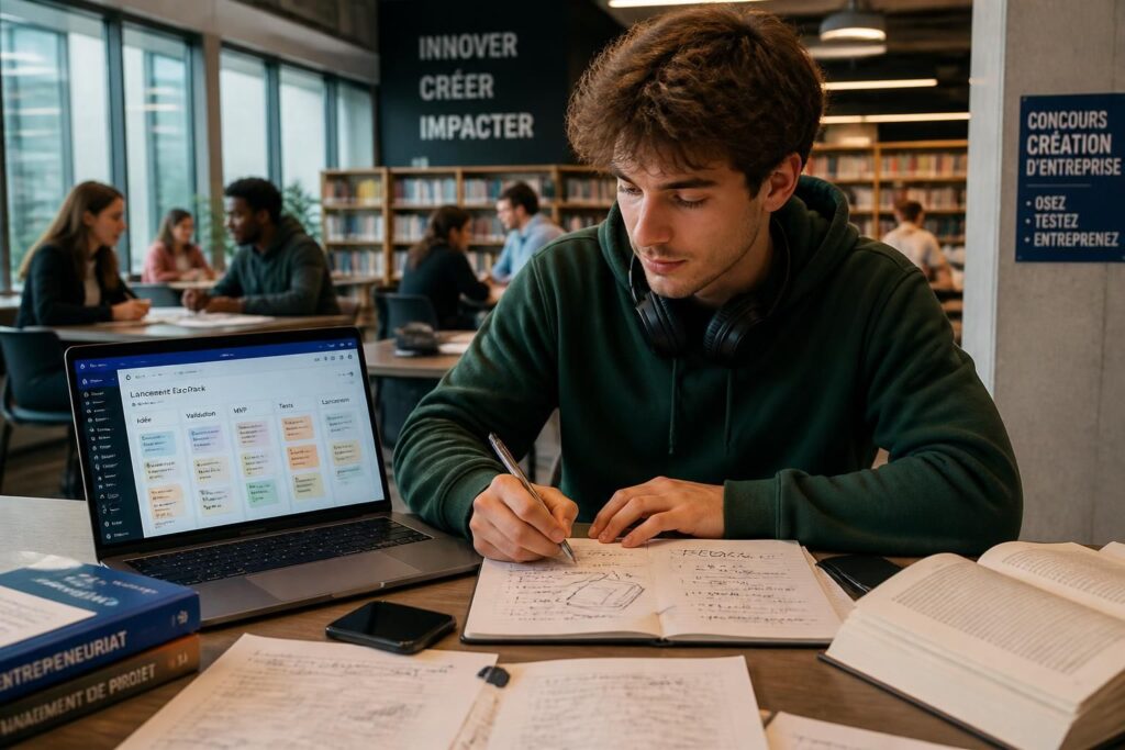 découvrez comment tester une idée de business pendant vos études pour valider votre projet entrepreneurial tout en poursuivant votre formation.